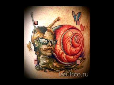 Примеры тату улитка на фото для статьи про значение татуировки улитка