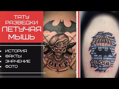 Татуировка разведки – летучая мышь: факты и фото