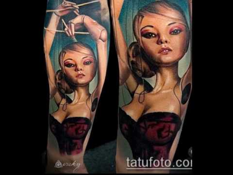 Значение тату нитки с марионетками - варианты крутых тату на фото (tattoo thread with puppets)