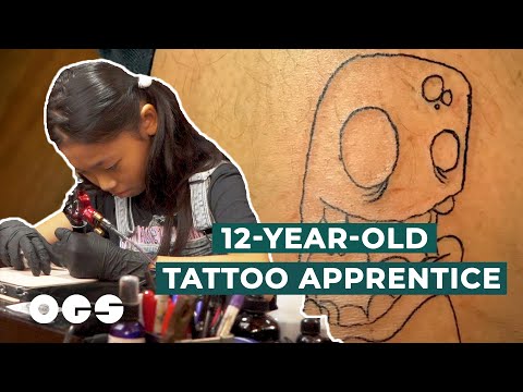The 12-year-old Pursuing Her Passion as a Tattoo Artist