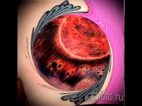 Фото самых интересных и красивых тату космос