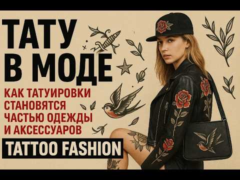 Тату в моде: как татуировки становятся частью одежды и аксессуаров
