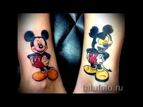 Тату Микки Маус фото самые лучшие примеры готовых татуировок