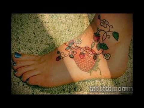 Значение тату Клубника - фото примеры удачных татуировок (Strawberry Tattoos) (видео)