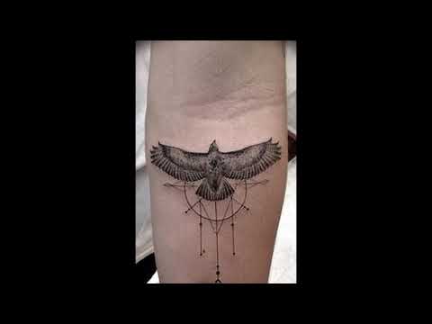 Значение тату коршун - варианты готовых рисунков на фото