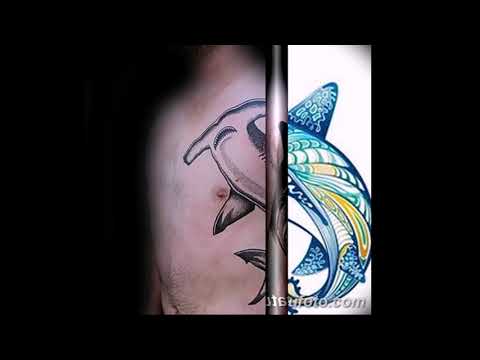 Значение тату акула-молот - фото примеры готовых татуировки