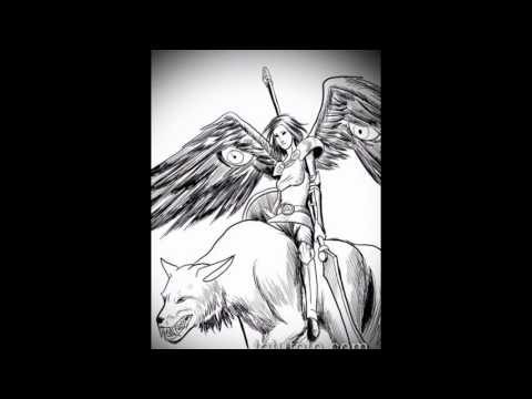 эскиз тату валькирия - информация и рисунки для тату