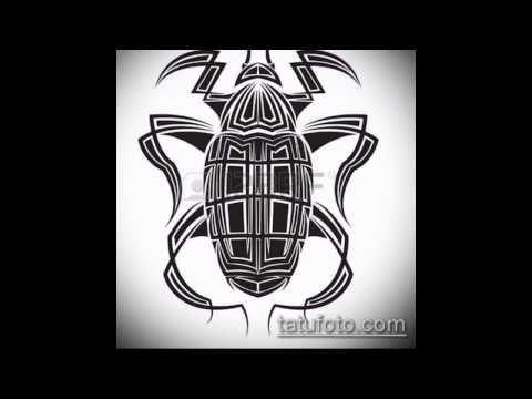 эскиз тату жук - информация и рисунки для тату