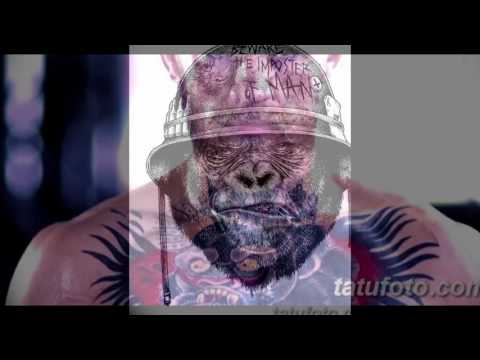 Значение тату горилла - фото примеры интересных готовых татуировок