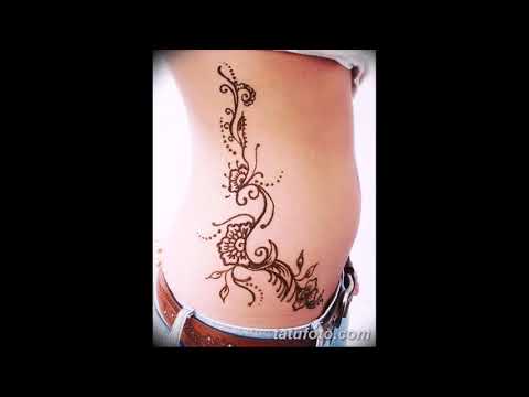 Мехенди на боку - оригинальные готовые рисунки на фото.
