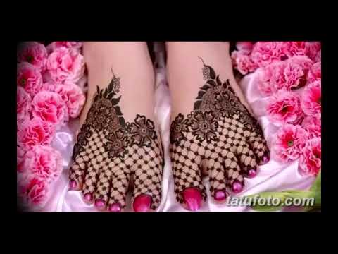 Мехенди на ступне рисунки хной - коллекция фото примеров с готовыми рисунками на теле