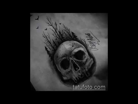эскиз тату дерево - интересные рисунки для татуировки