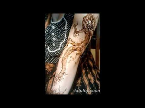 Мехенди дракон - варианты рисунка дракона хной на теле