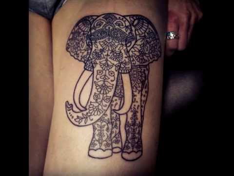тату слона фото на видео tatufoto ru