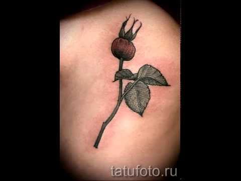 примеры фото тату шиповник для статьи про значение татуировки шиповник