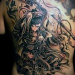 tattoo girl warrior