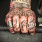 tattoo on the hand ship