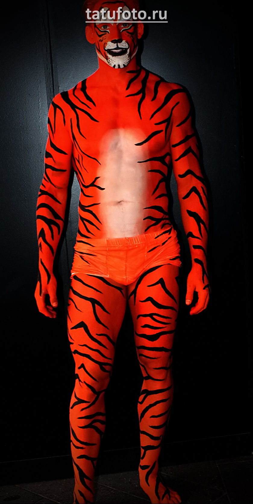 Рисунки окраски тигра на теле