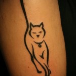 Значение татуировки кошка 10