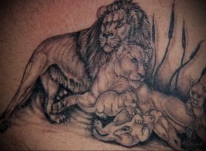 Значение татуировки лев 2