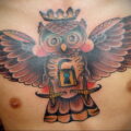 Значение татуировки сова 3