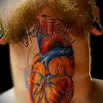 татуировка человеческое сердце