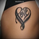 татуировки в виде сердца