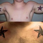 мужчкие татуировки со звездами на теле