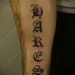 writing in English for tattoo
