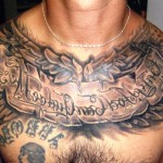 Татуировки на грудной клетке мужские 10