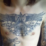 Татуировки на грудной клетке мужские 13