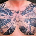 Татуировки на грудной клетке мужские 7