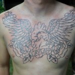 Татуировки на грудной клетке мужские 8