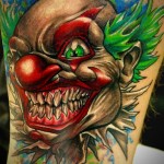 Что обозначает татуировка клоун