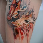 что значит татуировка с жирафом