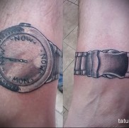 Значението на татуировката с часовник, значението, снимката