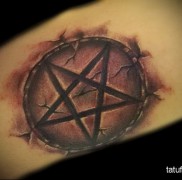 pentagram tattoo