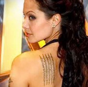 tattoos of Angelina Jolie 123123