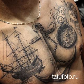 Мужские татуировки морские фото что это Мужские татуировки морские фото что это