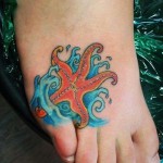 морская звезда тату 2