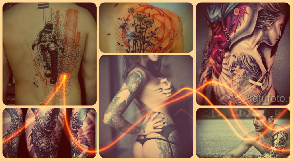 художественная татуировка - фото готовых вариантов татуировки - фото