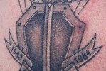 Армейская татуировка — счит — меч и парашут