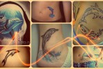 Что значат татуировки с дельфинами — примеры на фото