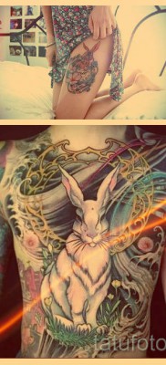 Что значит кролик в татуировке — примеры готовых тату
