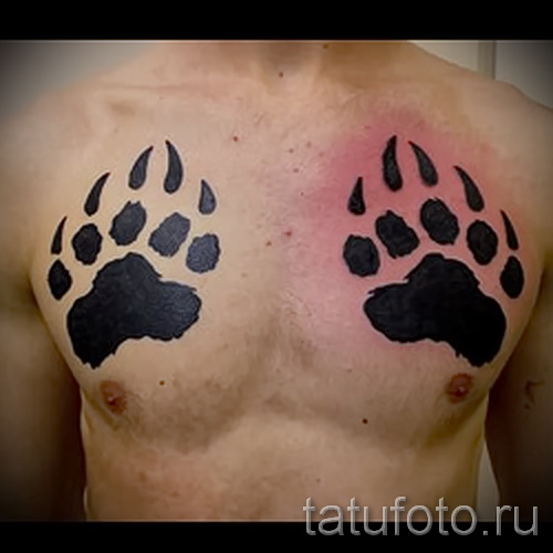 Татуировки медведя: значение, фото