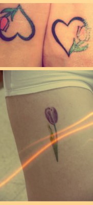 Что значит татуировка тюльпан — примеры фото