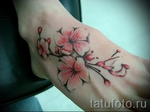 Татуировка сакура - tattoohacom Татуировка сакура - tattoohacom
