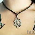 тату ласточки на ключице - фото пример 8