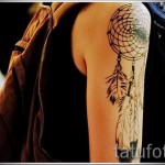 Dreamcatcher tattoo on his arm - Photo example of the number 11122014 1