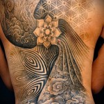 Indian flower tattoo - a cool photo of the tattoo number 21122015 2